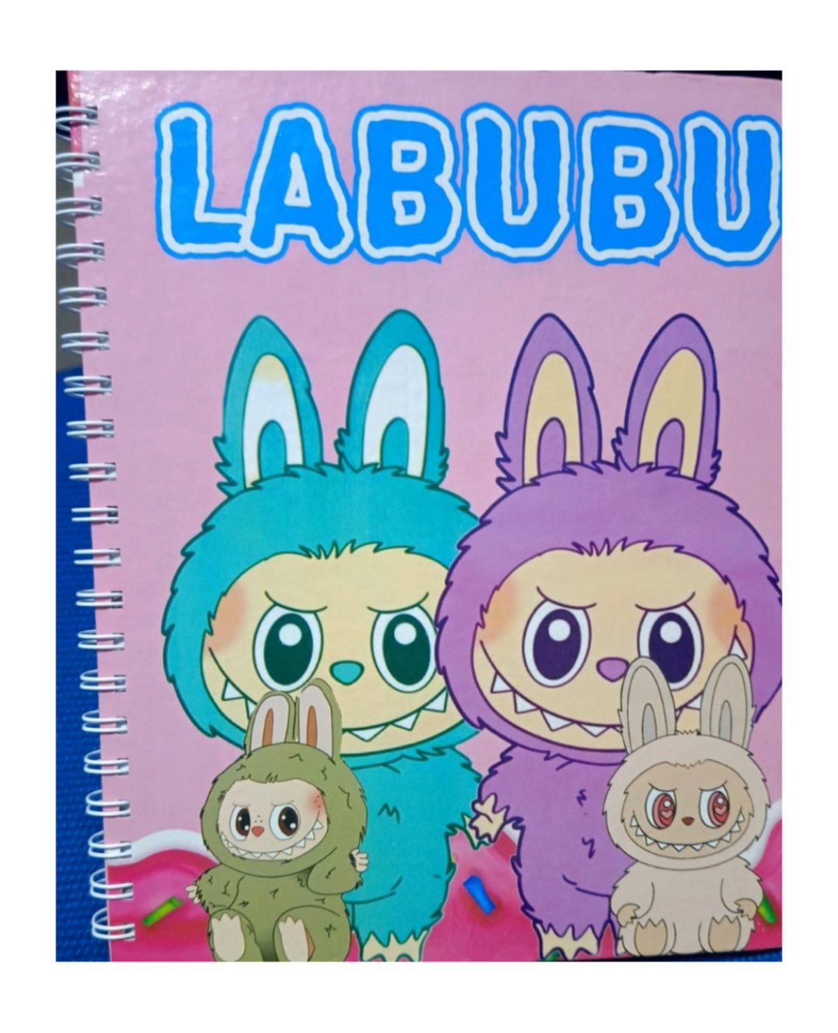 Cuaderno Aprender Labubu 100 hojas Rayadas